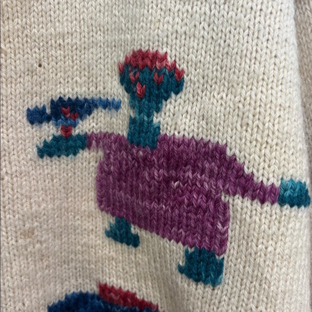 Vintage Putumayo Wool Primitive knit sweater - Picture 6 of 11